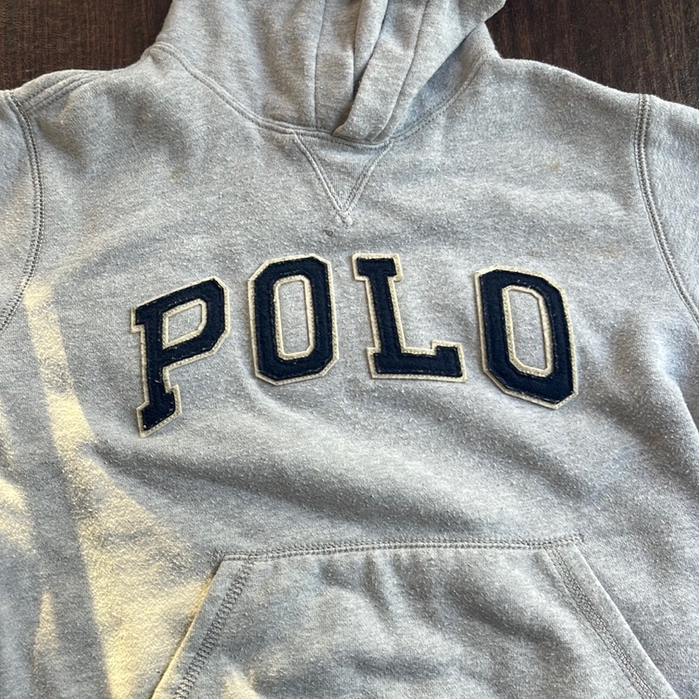 Polo Ralph Lauren Grey Boys Hoodie